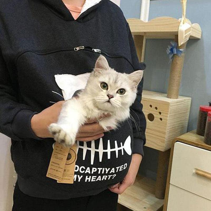 Cat best sale carry hoodie