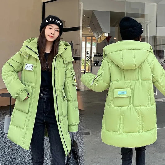 Snow Serenity Cotton Cozy Coat