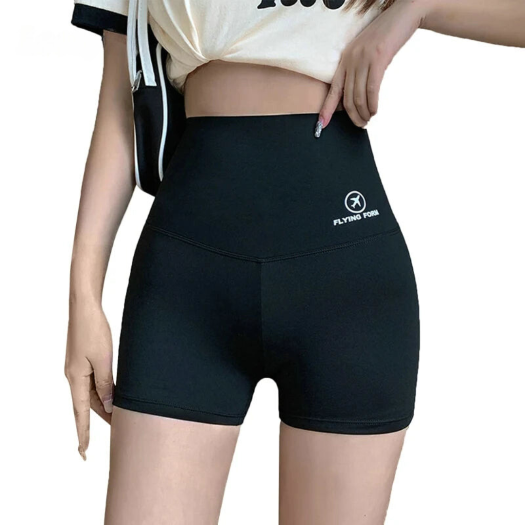 Summer Letter Embroidery Biker Shorts for Women