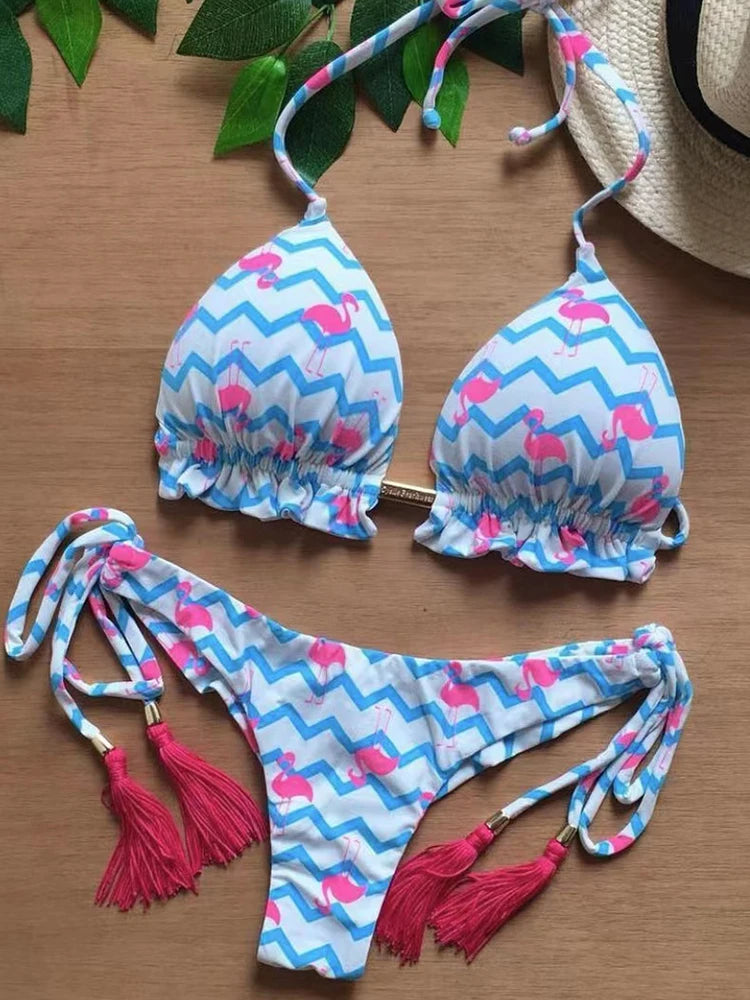 Seaside Splendor Push-Up Bikini