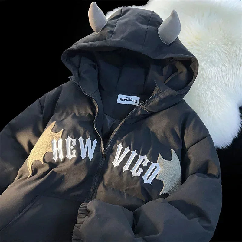 Devil Wings Gothic Zipper Hoodies