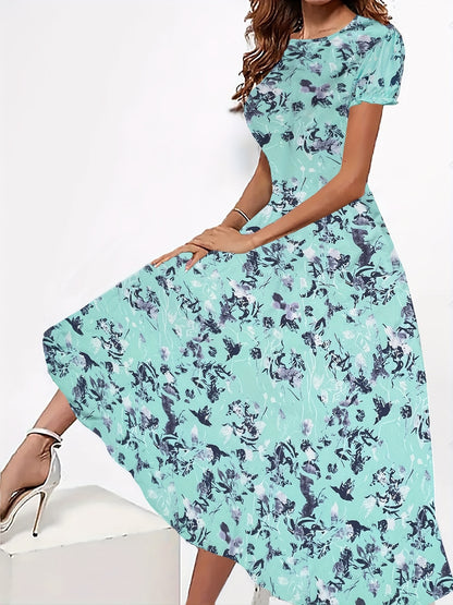 Blossoming To Impress Floral Print Dress