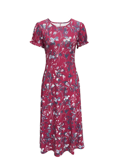 Blossoming To Impress Floral Print Dress