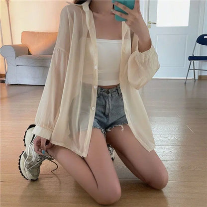 Aurora Breeze Chiffon Cardigan