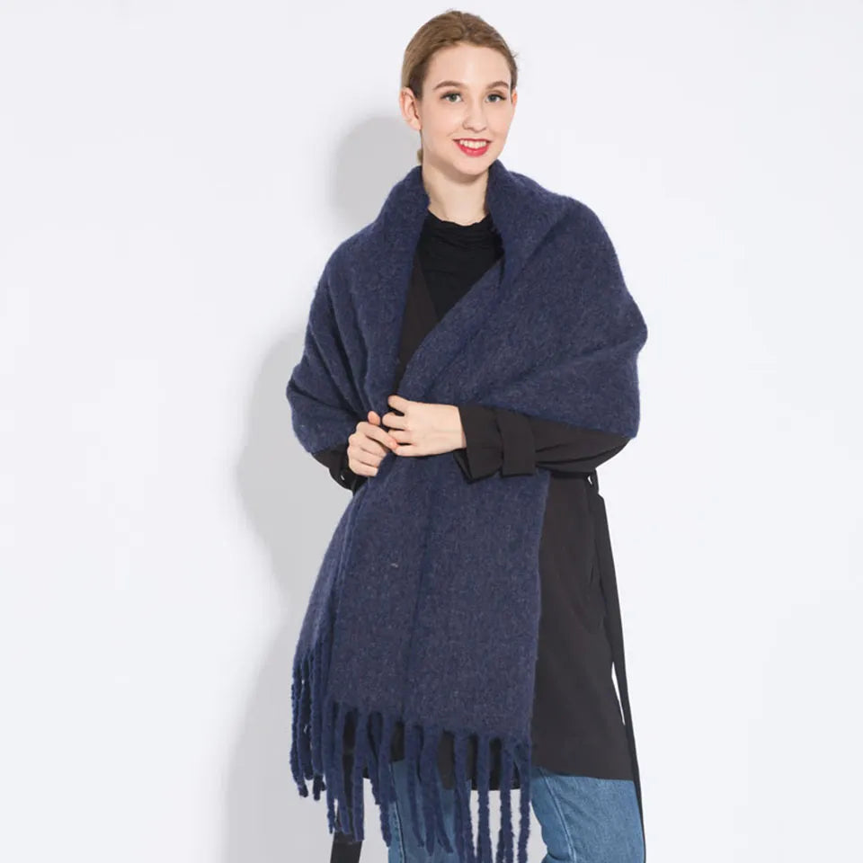 Cozy Chic Tassel Wrap