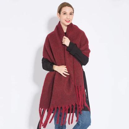 Cozy Chic Tassel Wrap