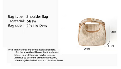 Fashionable Straw Beach Tote