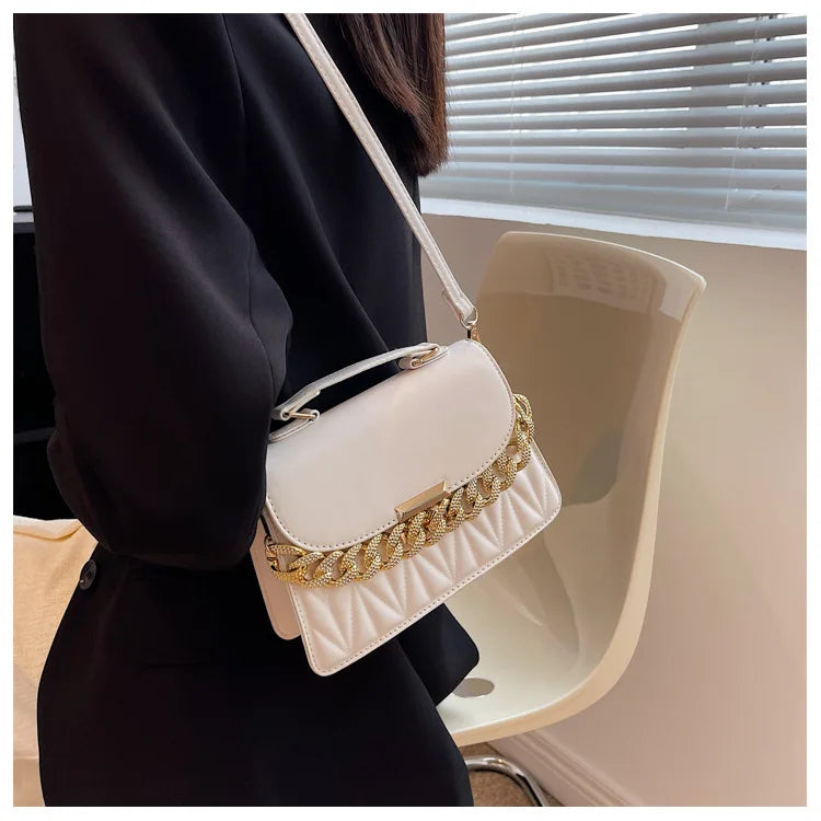 Chain Luxe Designer Satchel