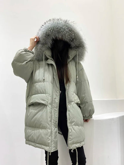 Elegant Chill Duck Down Outerwear for Cozy Winter Days