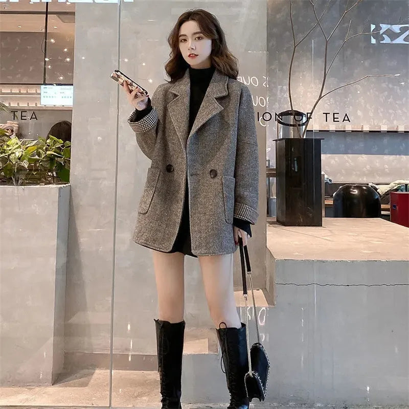 Seoul Chic Woolen Fusion Coat