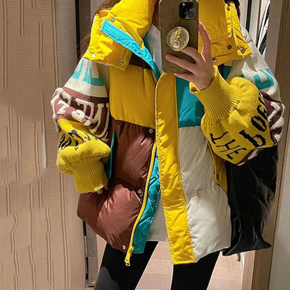 Women's Outerwear Outfit Puffer Jacket