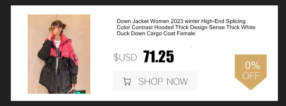 Korean Chic Women's Outwear Puffer Jacket