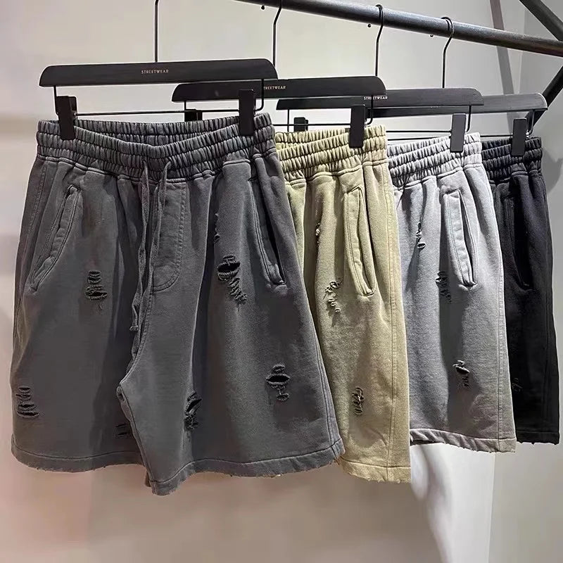 Worn-Out Baggy Shorts