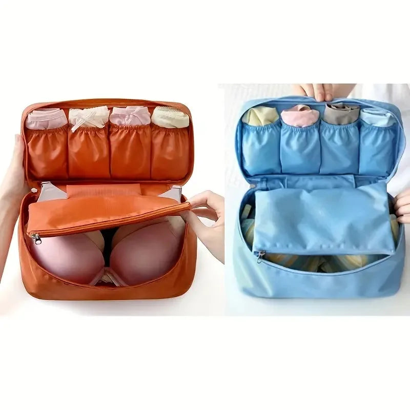 Compact Travel Underwear Organizer Bag