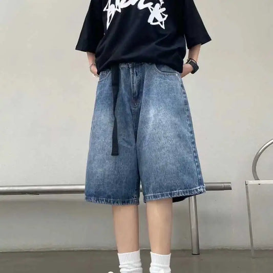 Y2K Vibes Baggy Jean Shorts