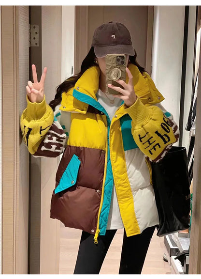 Women's Outerwear Outfit Puffer Jacket