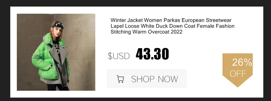 Korean Chic Women's Outwear Puffer Jacket