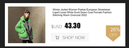 Korean Chic Women's Outwear Puffer Jacket