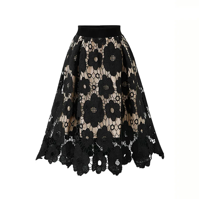 Elegant Summer Boho Lace Skirts