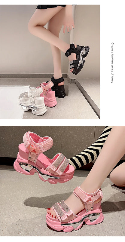 Glam Rise 10CM Wedge Sandals