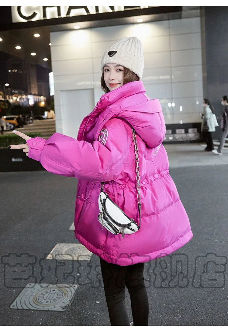 Korean Chic Women's Outwear Puffer Jacket