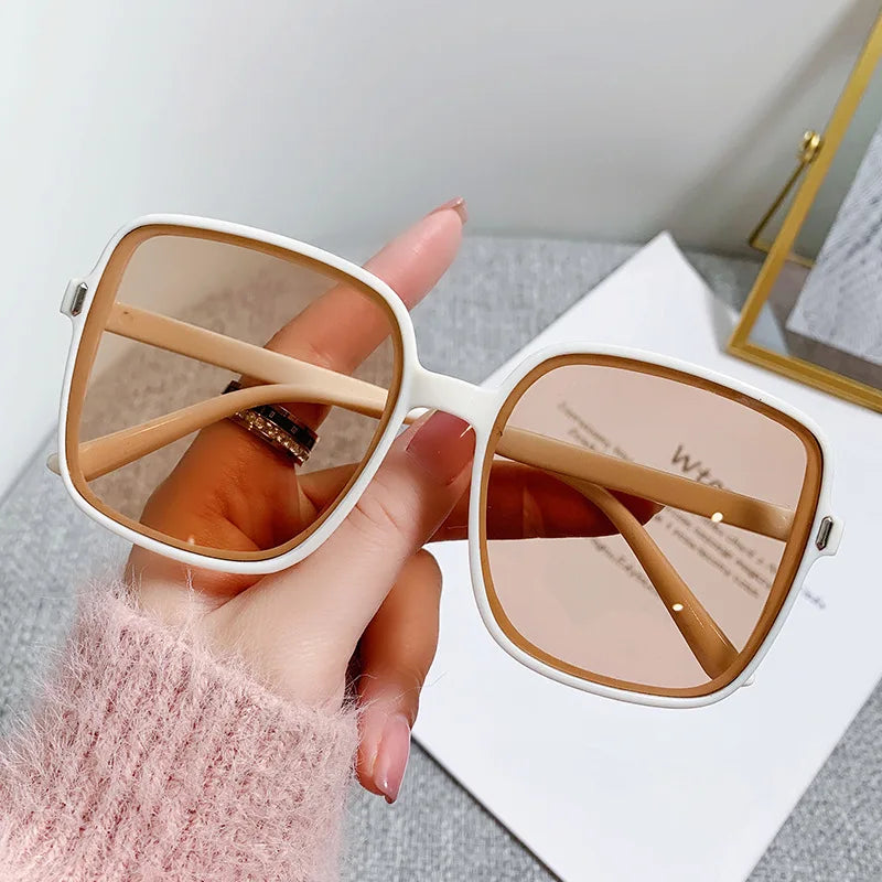 Trendy Oversized Square Sunnies UV400