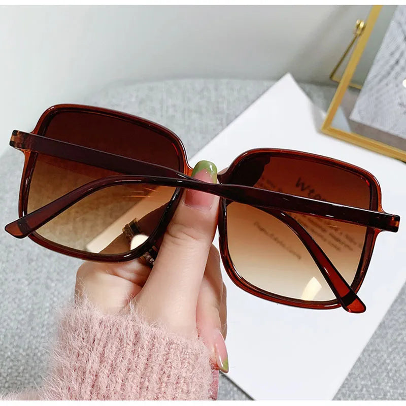 Trendy Oversized Square Sunnies UV400