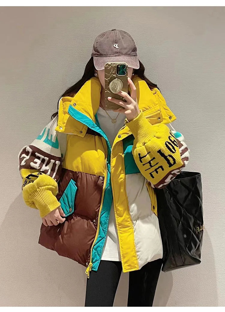 Women's Outerwear Outfit Puffer Jacket