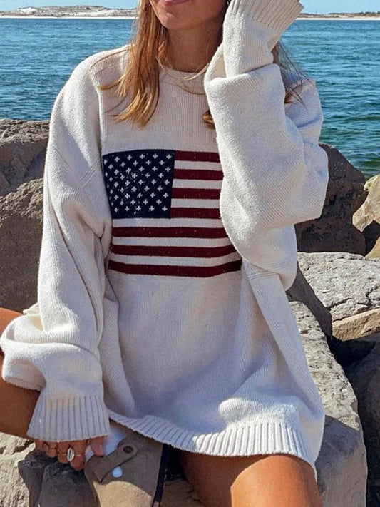 Retro Vibes Winter Sweater