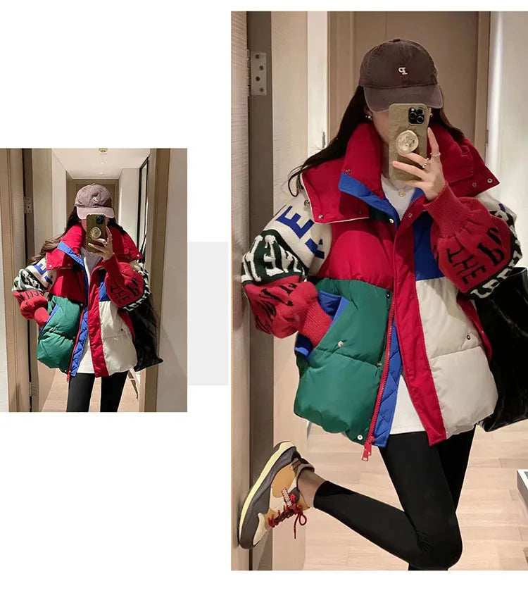 Women's Outerwear Outfit Puffer Jacket