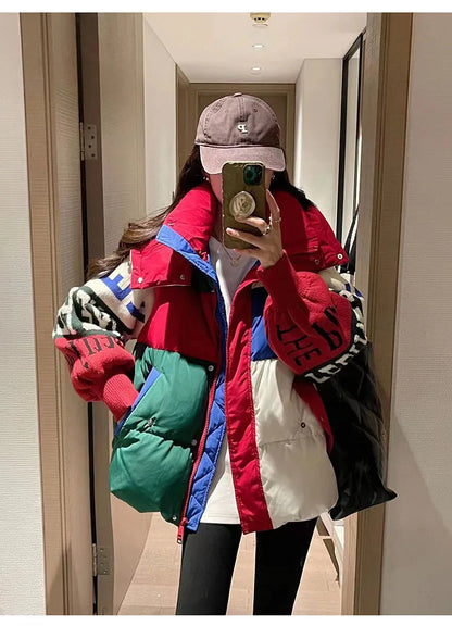 Women's Outerwear Outfit Puffer Jacket