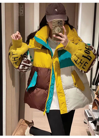 Women's Outerwear Outfit Puffer Jacket