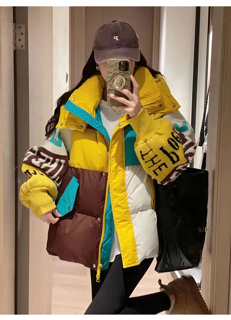 Women's Outerwear Outfit Puffer Jacket