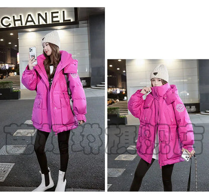 Korean Chic Women's Outwear Puffer Jacket