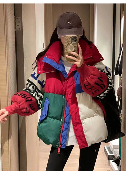 Women's Outerwear Outfit Puffer Jacket