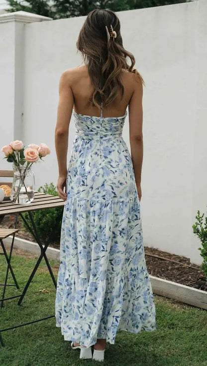 Beachside Boho Chiffon Dress