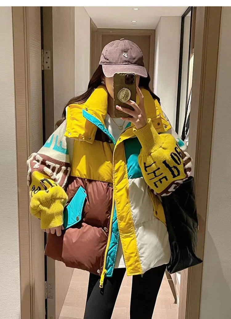 Women's Outerwear Outfit Puffer Jacket