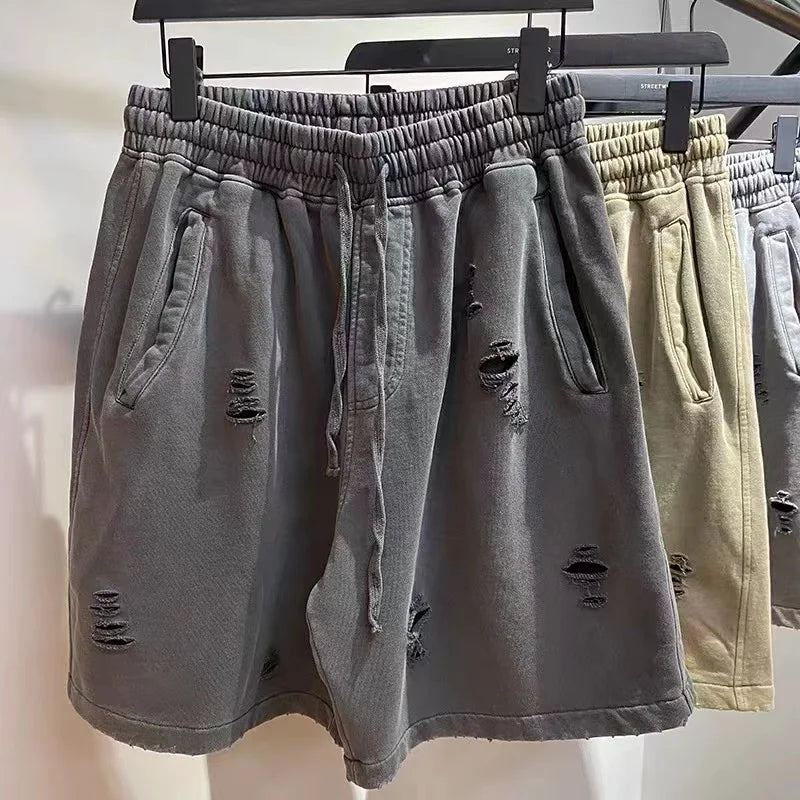 Worn-Out Baggy Shorts