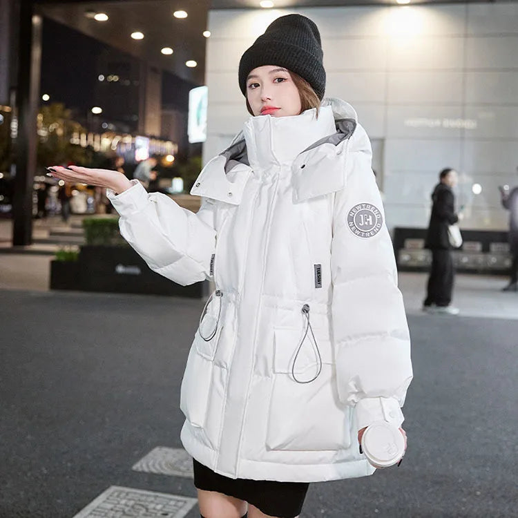 Korean Chic Women's Outwear Puffer Jacket