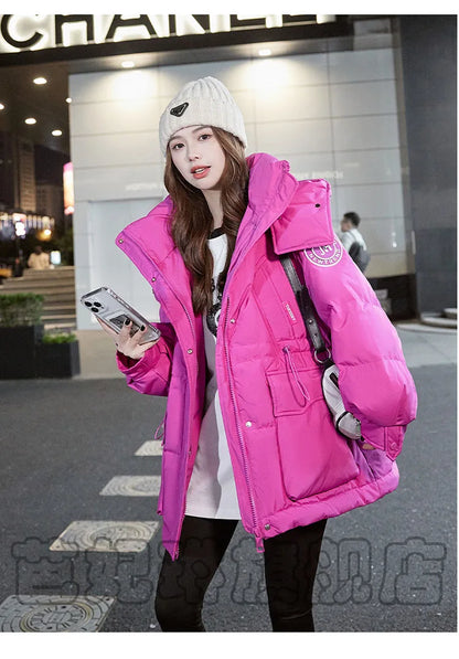 Korean Chic Women's Outwear Puffer Jacket