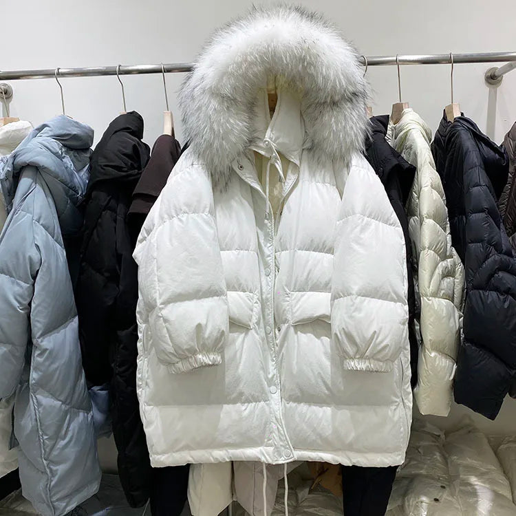 Elegant Chill Duck Down Outerwear for Cozy Winter Days