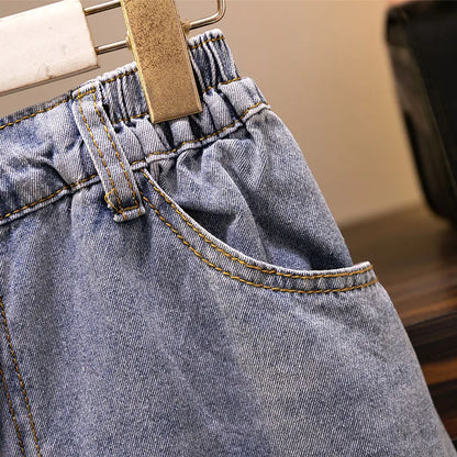 Plus Size Fat Denim Skirt