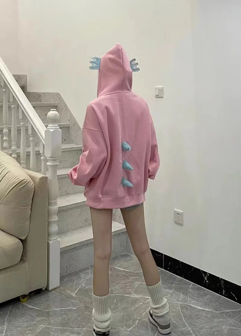 Dino Dopamine Cozy Couture Hoodie