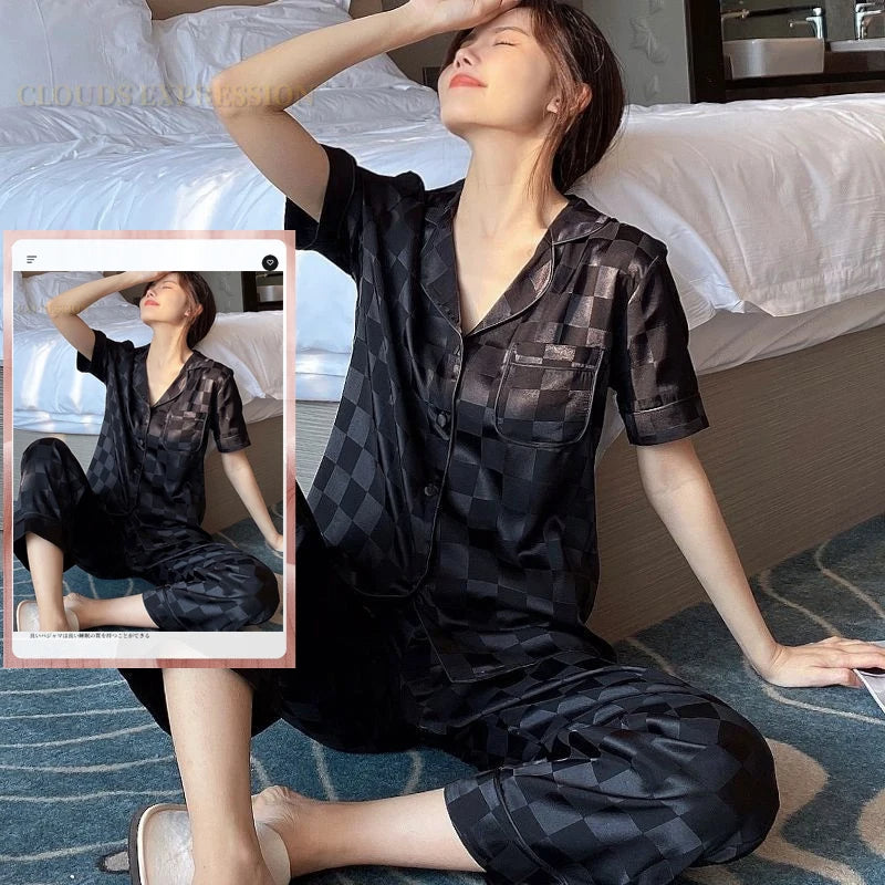 Stylish Home-Wear Pajama Ensemble for Women