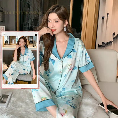 Stylish Home-Wear Pajama Ensemble for Women