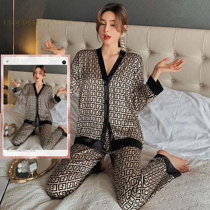 Stylish Home-Wear Pajama Ensemble for Women