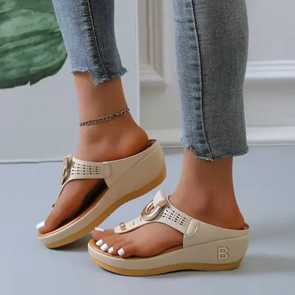 Summer Platform Flip Flops Non-Slip