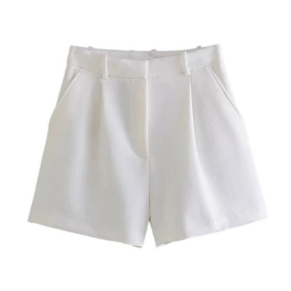 Retro Chic High-Waist Shorts