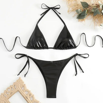 Metallic Goddess Swimwear Set