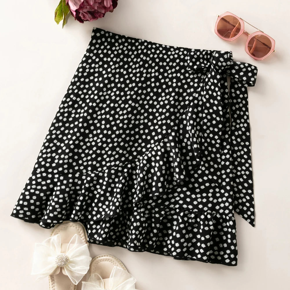 Blossom Breeze Ruffle Skirt